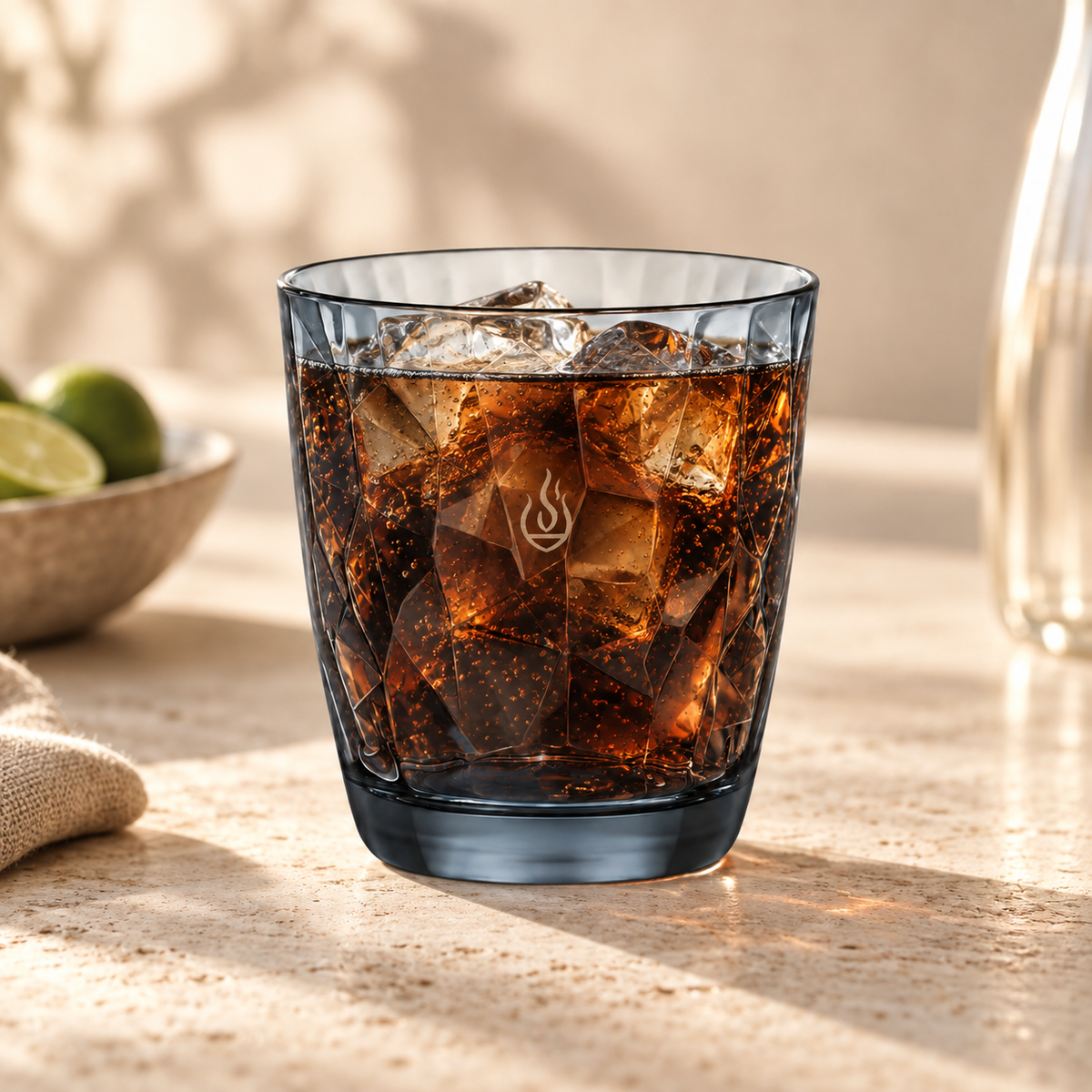 Diamond Wasserglas 30 cl (blue, purple & clean)