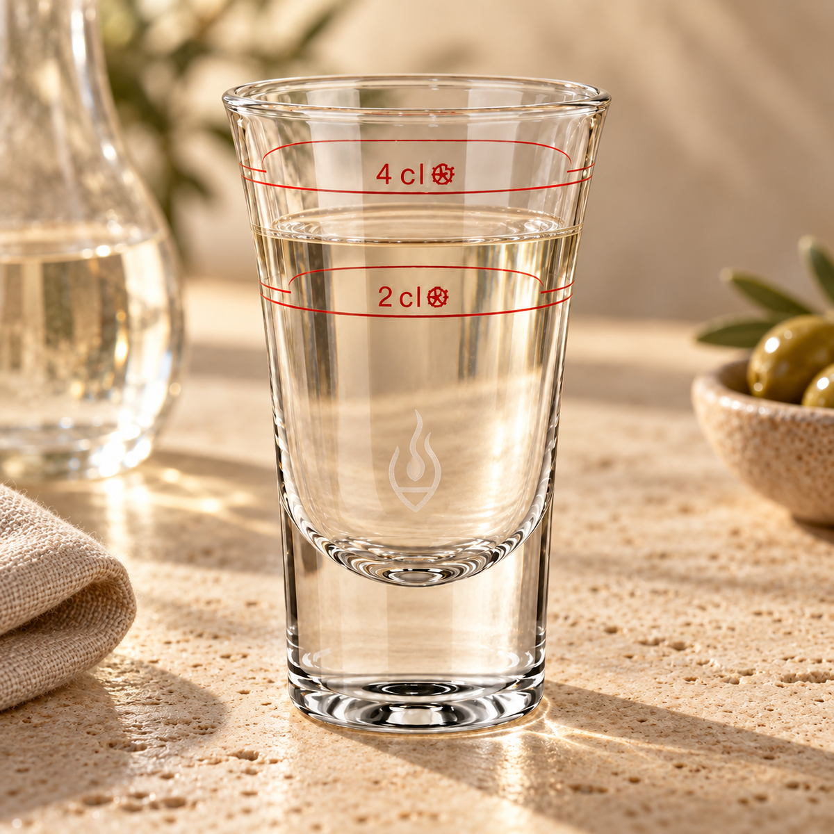Dublino Shotglas – geeicht, verschiedene Größen