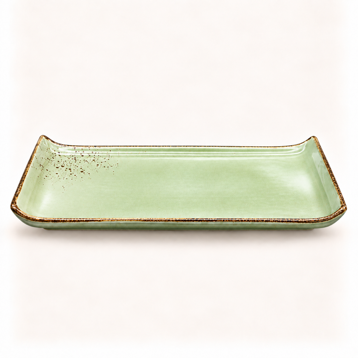 Nature Collection Platte Green 33 × 16,5 cm