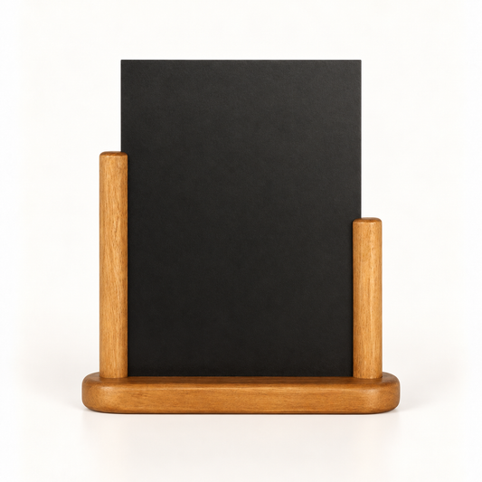 Tischtafel Teak A6 – 10 × 15 cm