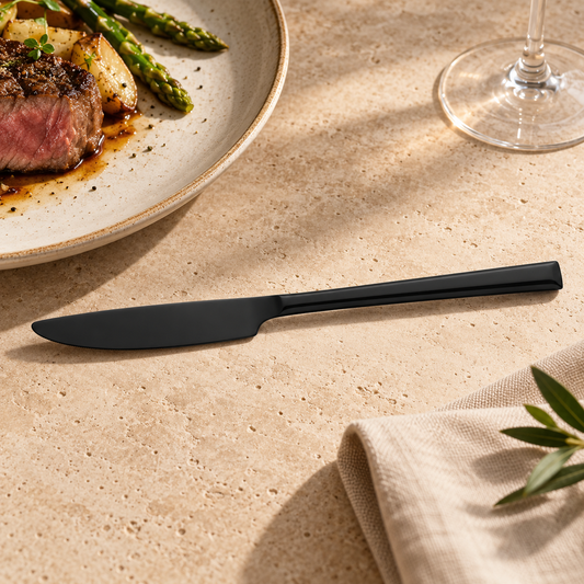 Metropole Essmesser Schwarz 22,5 cm