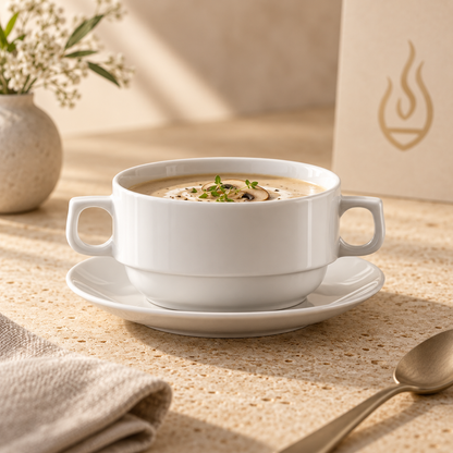 Praha Suppentasse stapelbar 33 cl