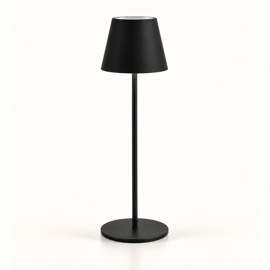LED Tischlampe Schwarz 38 cm