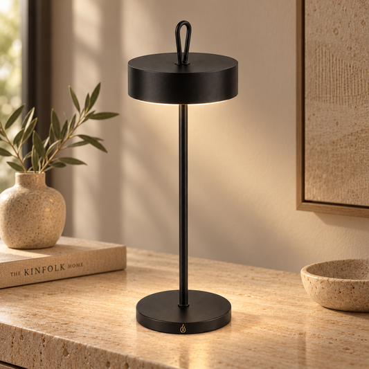 LED Tischlampe Schwarz 30,5 cm