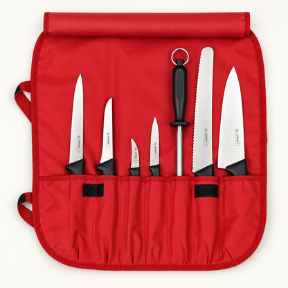 Professionelle Messertasche – 8-teilig bestückt