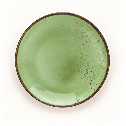 Nature Collection Teller tief Green 22 cm
