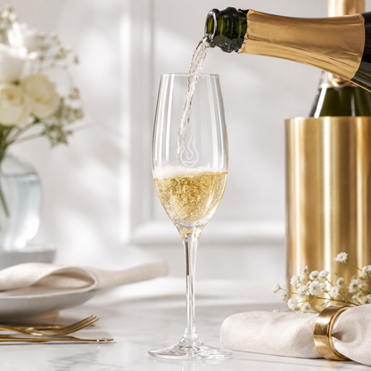 Champagnerglas geeicht (0,1 Liter)