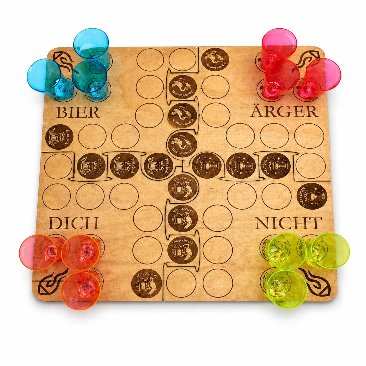 Bier-Ärger-Dich-Nicht – Basic Edition (Holz)
