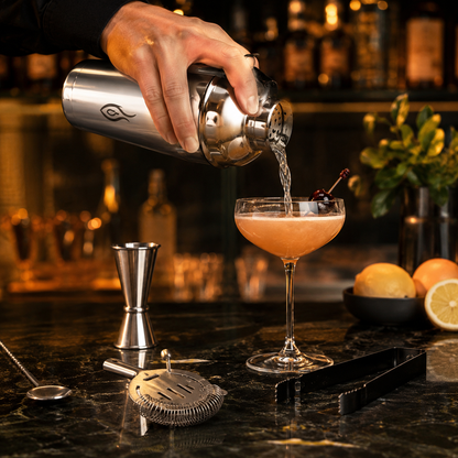 Cocktail-Shaker-Set aus Edelstahl