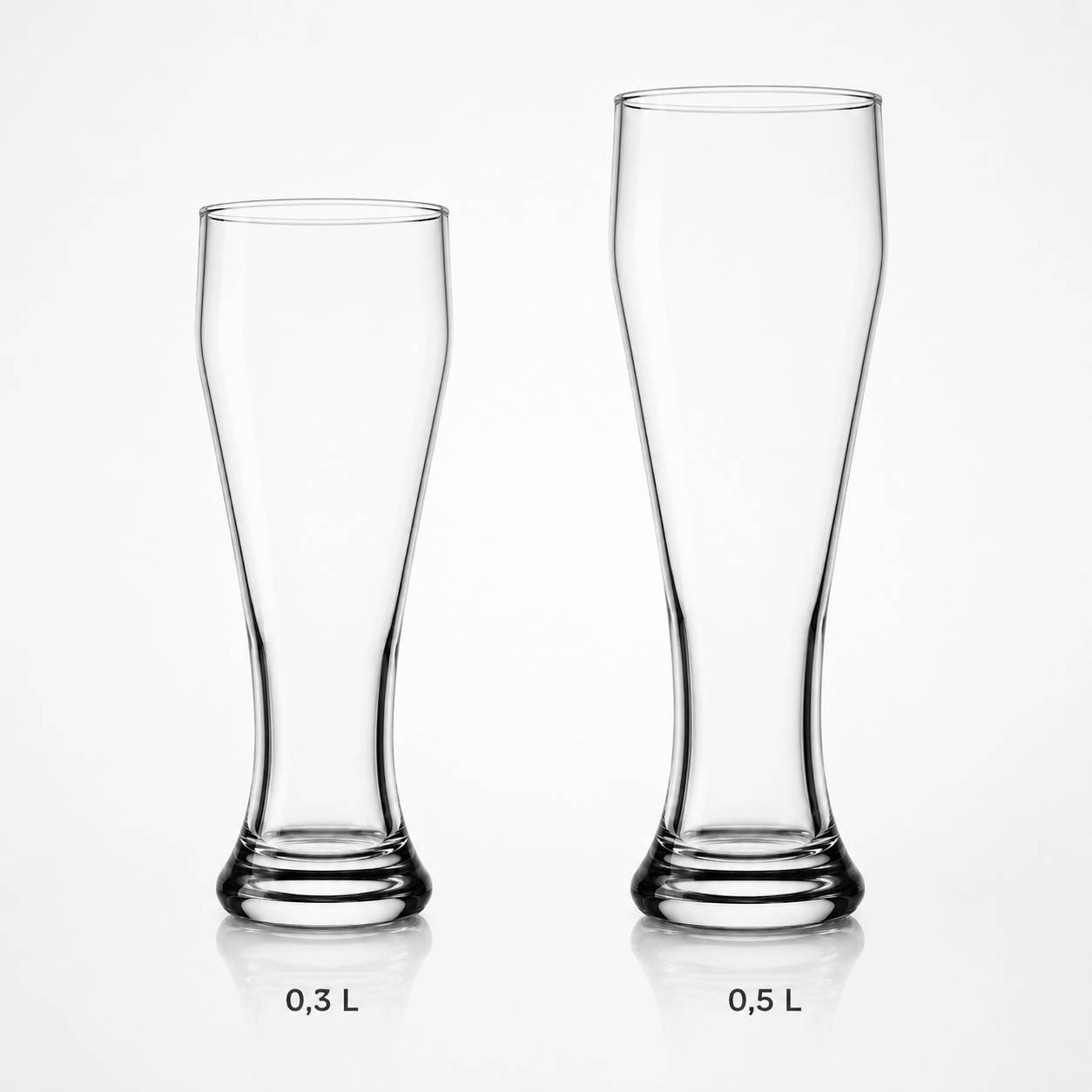 Weizenbierglas (0,3/0,5 Liter)