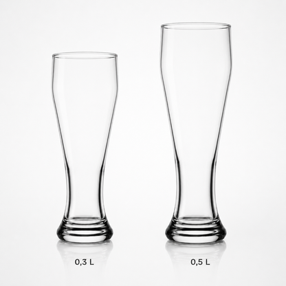 Weizenbierglas (0,3/0,5 Liter)