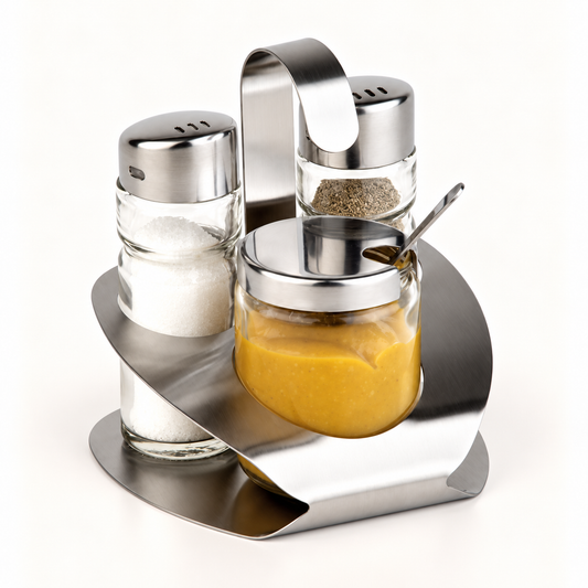 Pro Menage Salz, Pfeffer & Senf – 3-teilig
