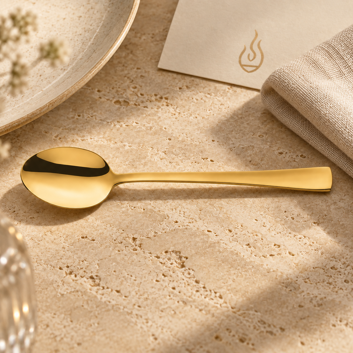 Atlantic Esslöffel Gold 18,9 cm