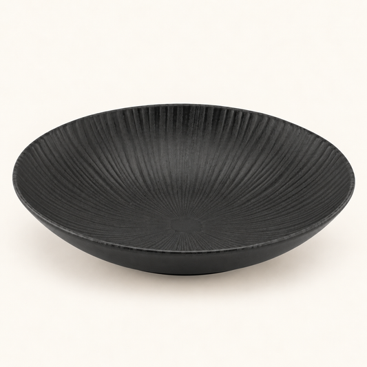 Vesuvio Black Teller tief 22 cm